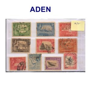 ADEN 10 Different used stamps