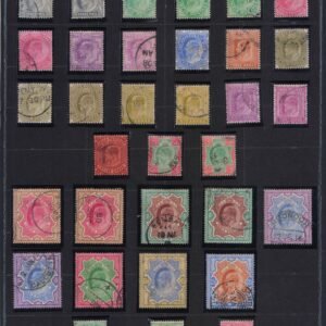 King Edward Complete Collection of Used Postage Stamps