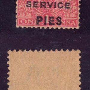 King George 1911 Single star watermark NINE PIES ovp on service No gum Stamp