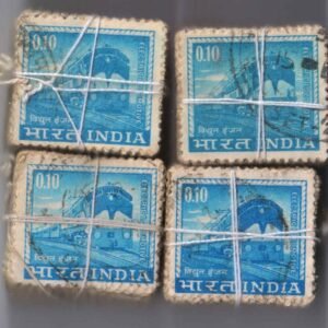 India Definitive Bundles Used 1966 Locomotive/Train x 400 stamps