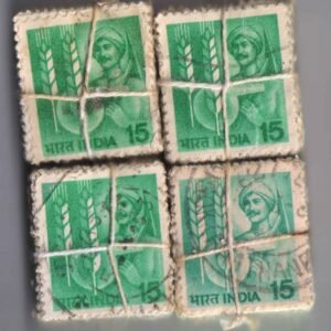 India Definitive Bundles Used 1981 Agriculture x 400 stamps