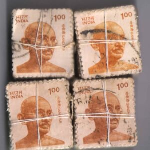 India Definitive Bundles Used 1991 Mahatma Gandhi x 400 stamps