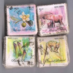 India Used Commemorative 2005 Flora & Fauna Stamps x 100 Sets