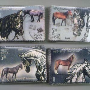 India Used Commemorative 2009 Horses of India Stamps x 100 Sets
