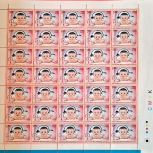 India 2013 Indian Academy of Pediatrics MNH Complete Sheet of 35 Stamps