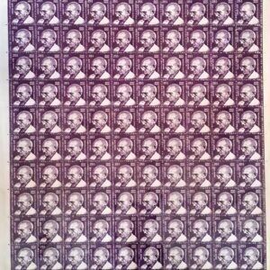India Definitive 2016 Mahatma Gandhi 25p Builders of Modern India Complete Sheet of 100 Stamps