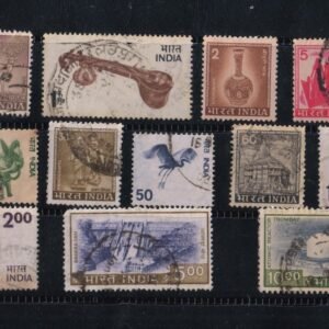 India Used Definitive 1974  5th series Set of 15 Stamps