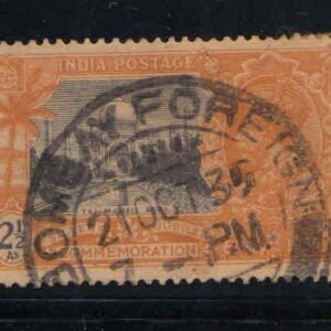 Early India Cancellations Bombay Foreign on Taj Mahal Silver Jubilee Stamp