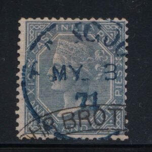 East India Postage 6 Anna 8 Pies Used Stamp