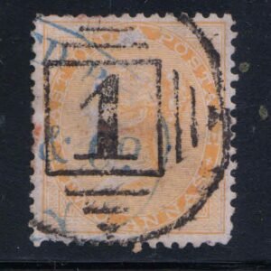 Early India Cancellations Type 9 on East India 2 Anna Stamp