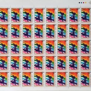 India 2009 National Girl Child MNH Complete Sheet of 40 Stamps