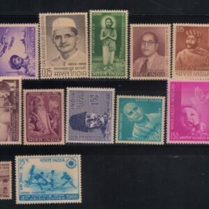 India 1966 MNH Complete Year set of 16 Stamps
