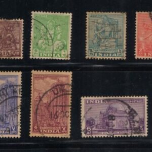 India Used Definitives Archeology 10 Different Stamps