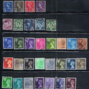 Scotland 32  Definitives used & different Stamps