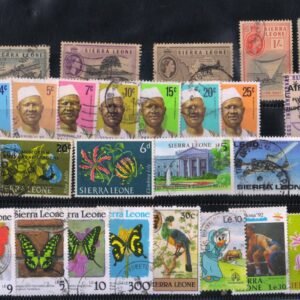 Sierra Leone 32 Different Used Stamps